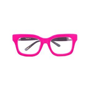 +2.50 Strength, Hot Pink Velvet-Rimmed Luxury Reading Glasses Brand New